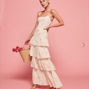NWT Reformation Foxglove Maxi Dress in Opium Size 12